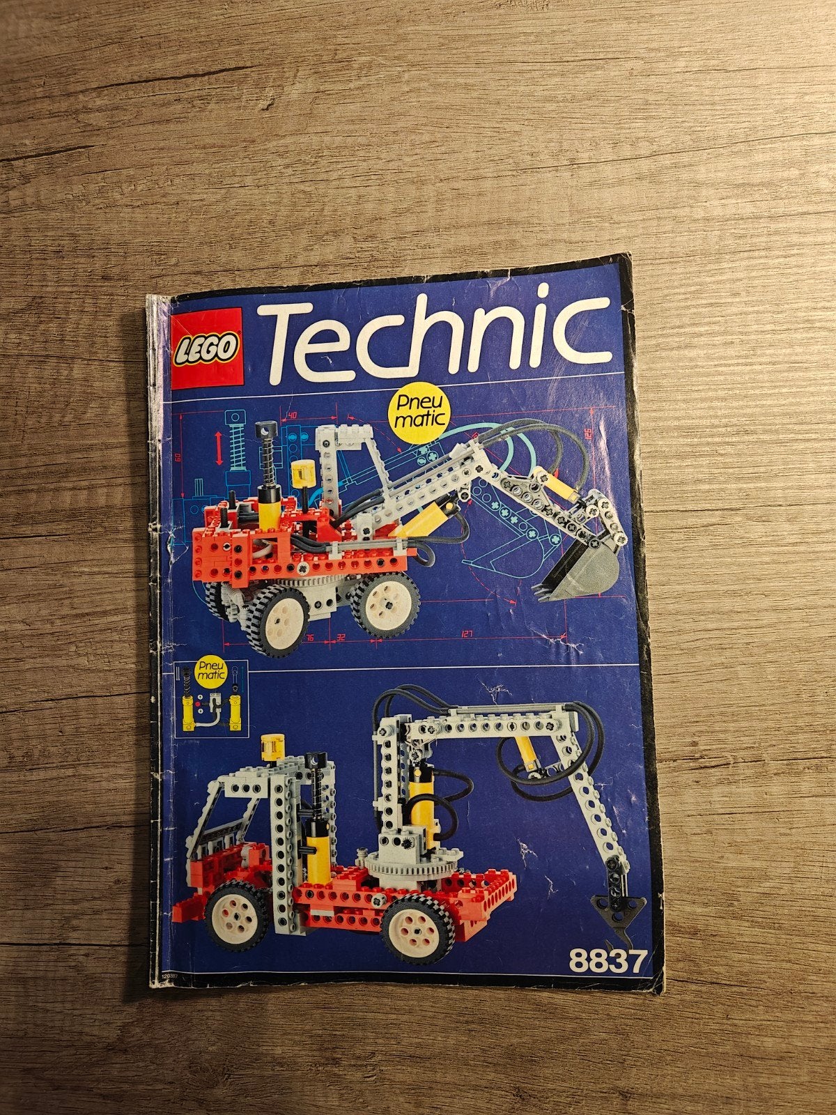Lego technic 8837 instructieboekje, Gebruikt, Lego, Overige typen, Ophalen of Verzenden