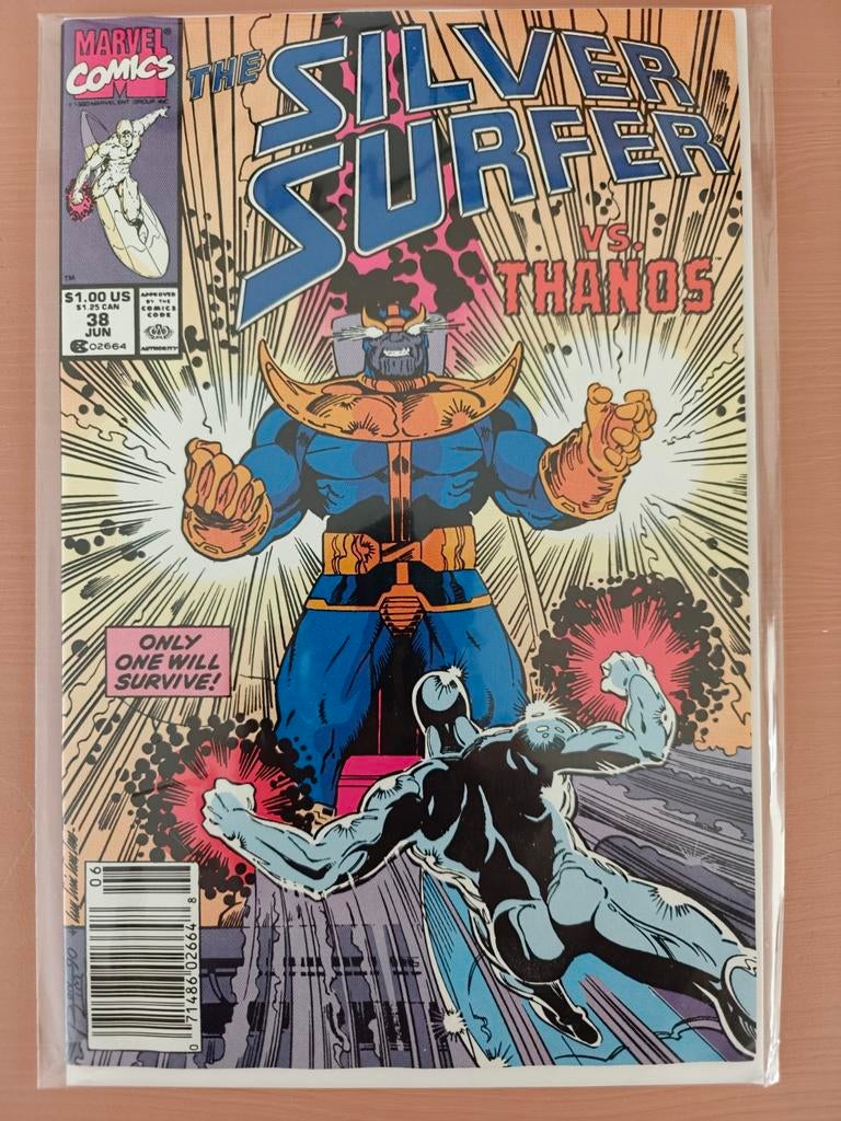 Silver Surfer #38 (1990), Eén comic, Amerika, Marvel Comics, Ophalen of Verzenden