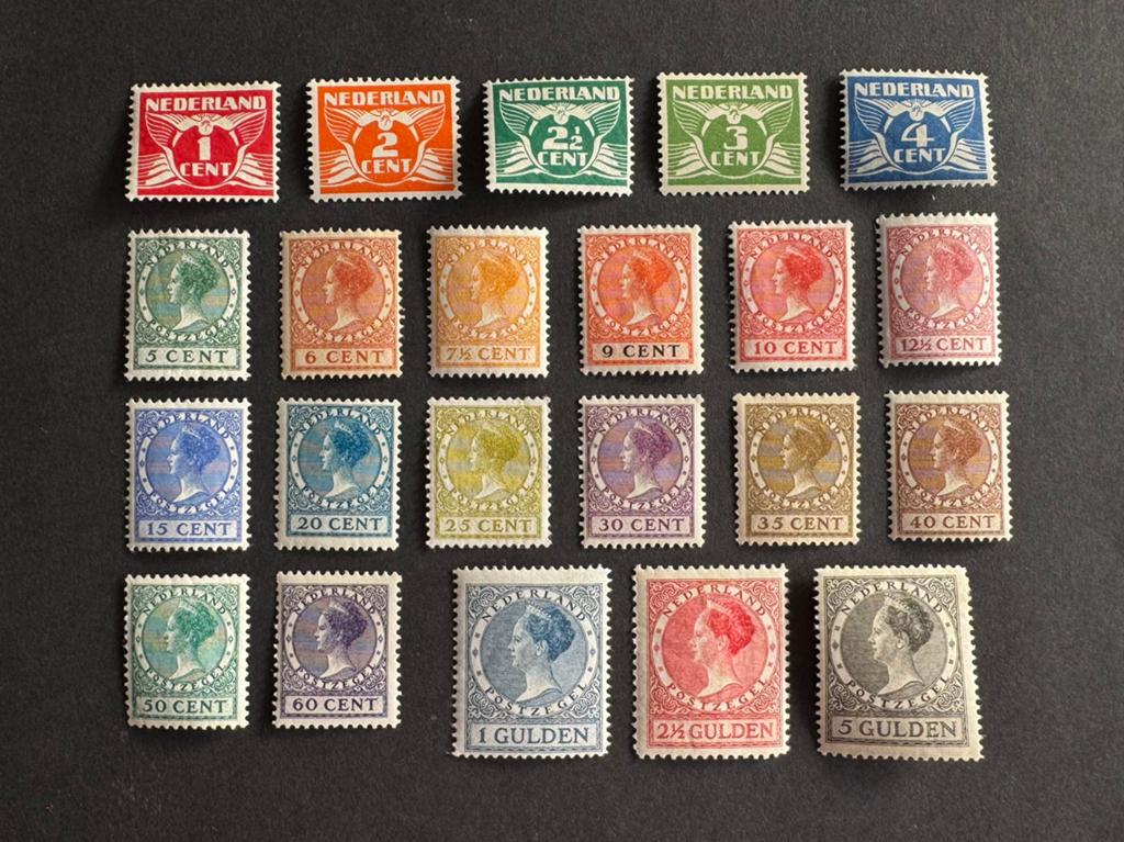 1924-1927 Vlieg duif&Kon Wilh Veth (ZW) NVPH nr 144-165 ong, Verzenden, T/m 1940