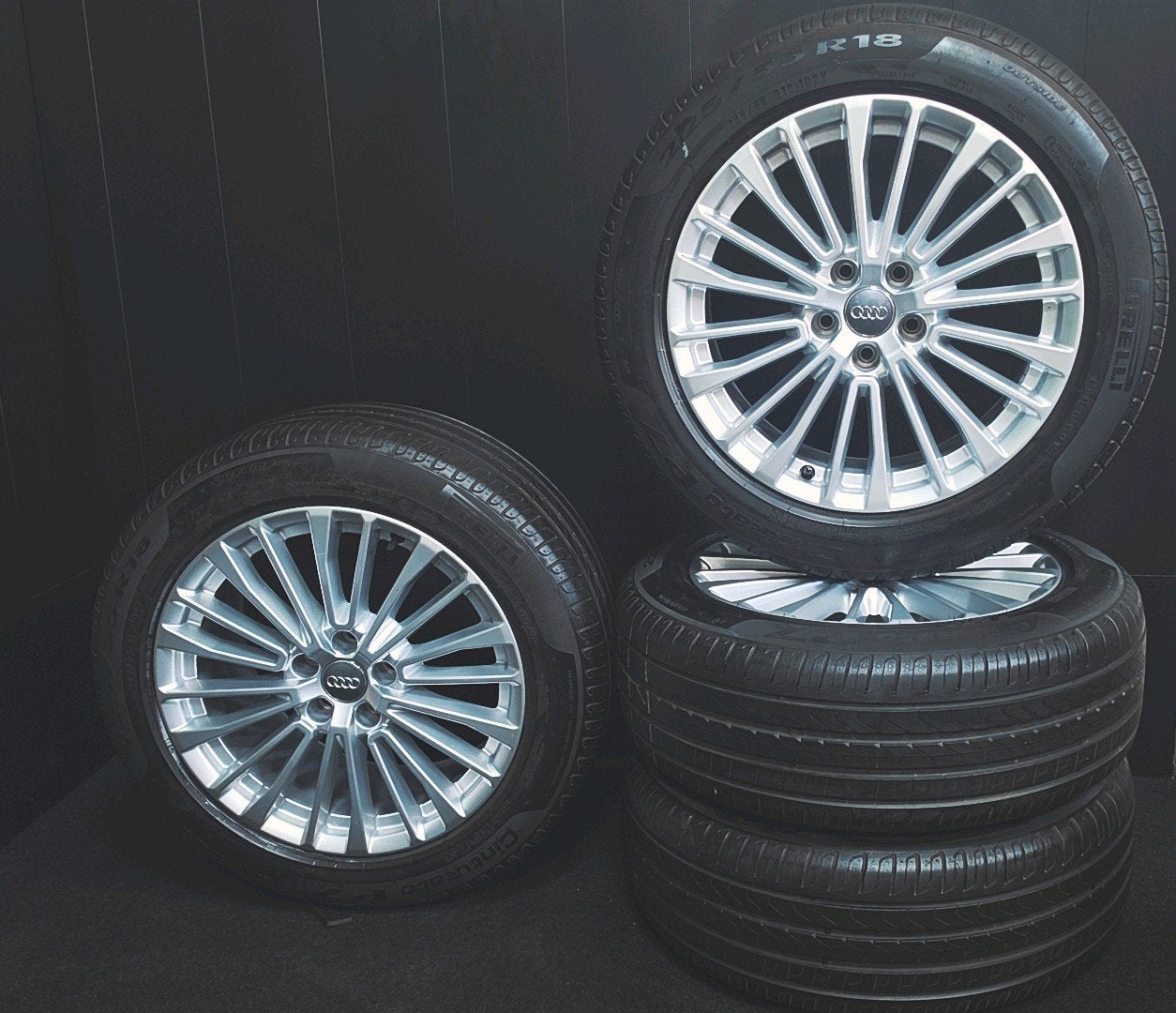 audi A6 4K 18 inch velgen met pirelli zomerbanden, Ophalen of Verzenden, 18 inch, Audi, X