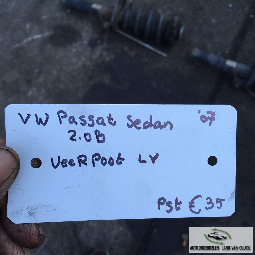 Vw Passat 2.0 sedan  2007  Veerpoot Linksvoor of Rechtsvoor, Auto-onderdelen, Gebruikt, -, -, Ophalen of Verzenden