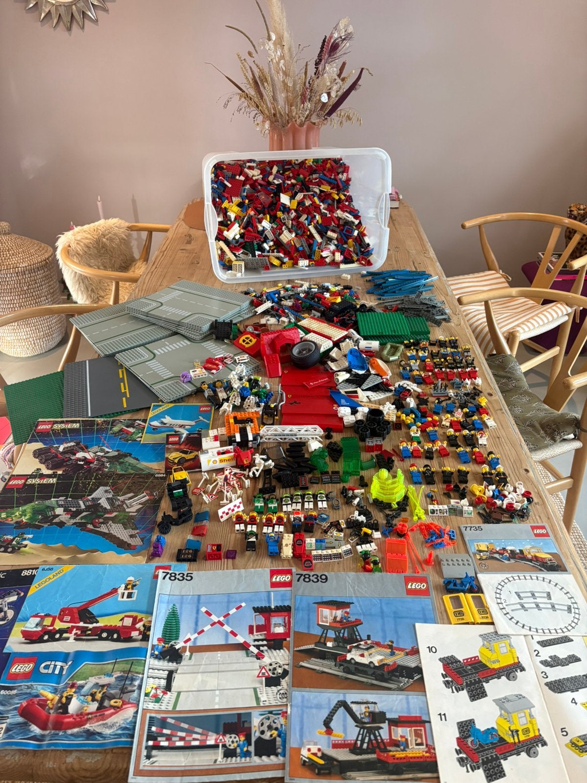 Grote Partij LEGO (+/- 16,5 kg) –Minifiguren, Boekjes, Spoor, Ophalen of Verzenden, Gebruikt