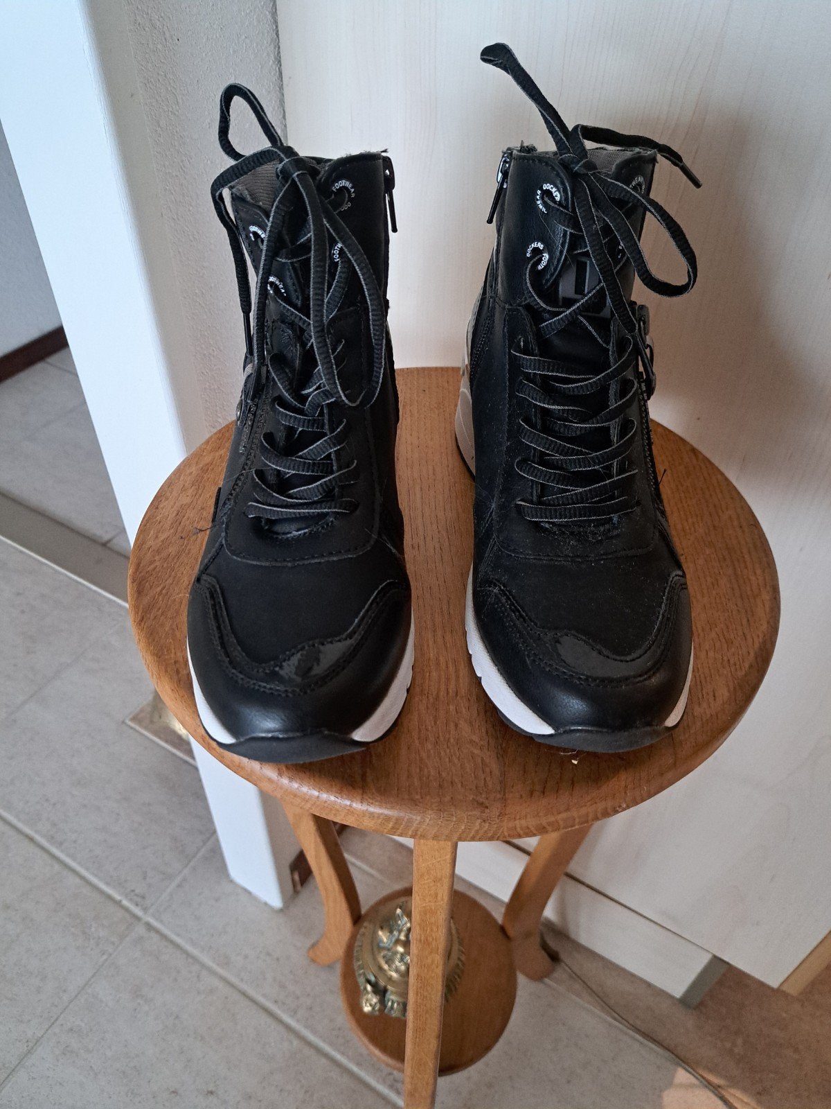 Z.g.a.n zwarte Dockers schoenen mt39, Ophalen of Verzenden, Zo goed als nieuw, Zwart