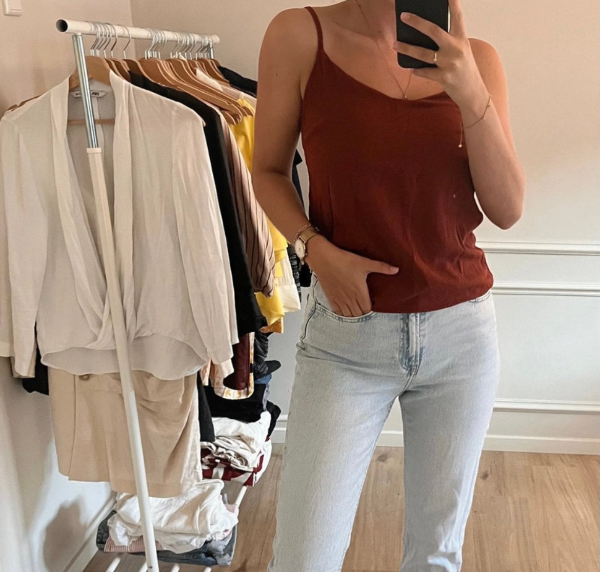 Studio Ruig Spagethi Top, Kleding | Dames, Ophalen of Verzenden, Zo goed als nieuw, Rood, Maat 36 (S)