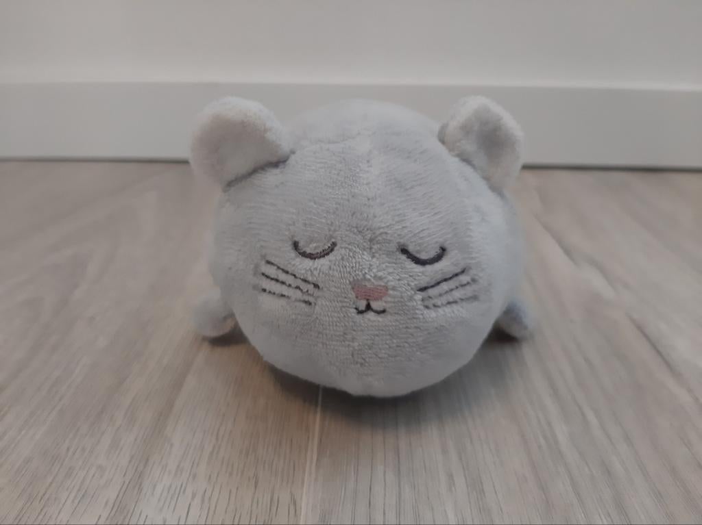 Knuffel h&m muis souris grijs K8075, Kinderen en Baby's, Speelgoed | Knuffels en Pluche, Zo goed als nieuw, Ophalen of Verzenden