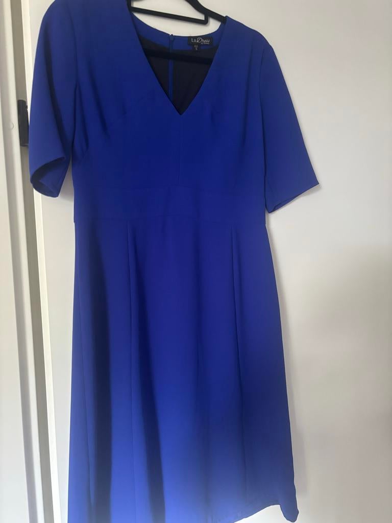 La Dress kobaltblauwe jurk maat S, Blauw, Nieuw, Ophalen of Verzenden, Knielengte