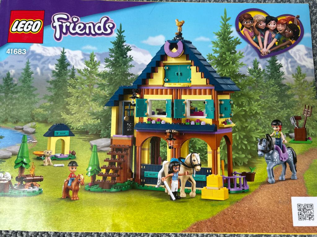 Lego Friends 41683 - Boshuis met paarden, Verzenden, Lego, Friends, Zo goed als nieuw