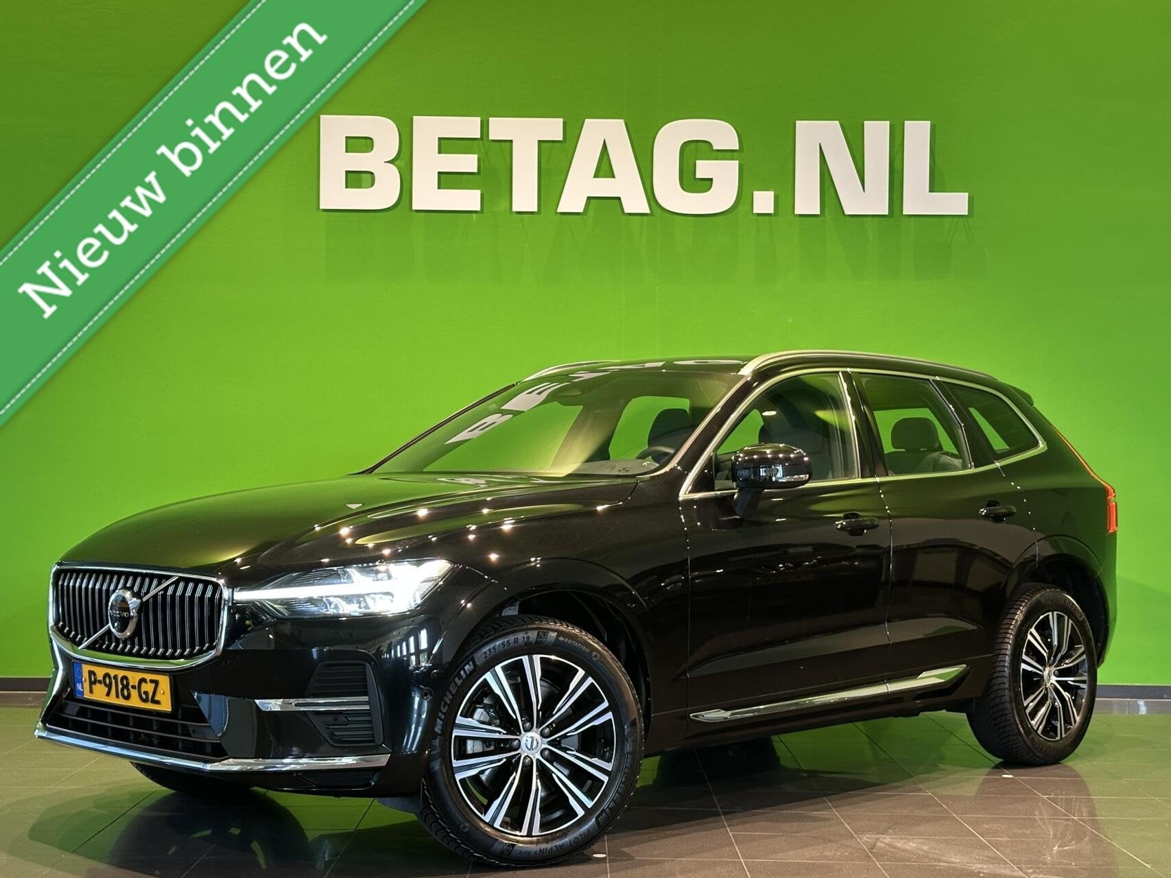 Volvo XC60 2.0 B5 AWD Inscription | Tailored Wool | 2400 tre, Auto's, Volvo, Gebruikt, Euro 6, 4 cilinders, Zwart