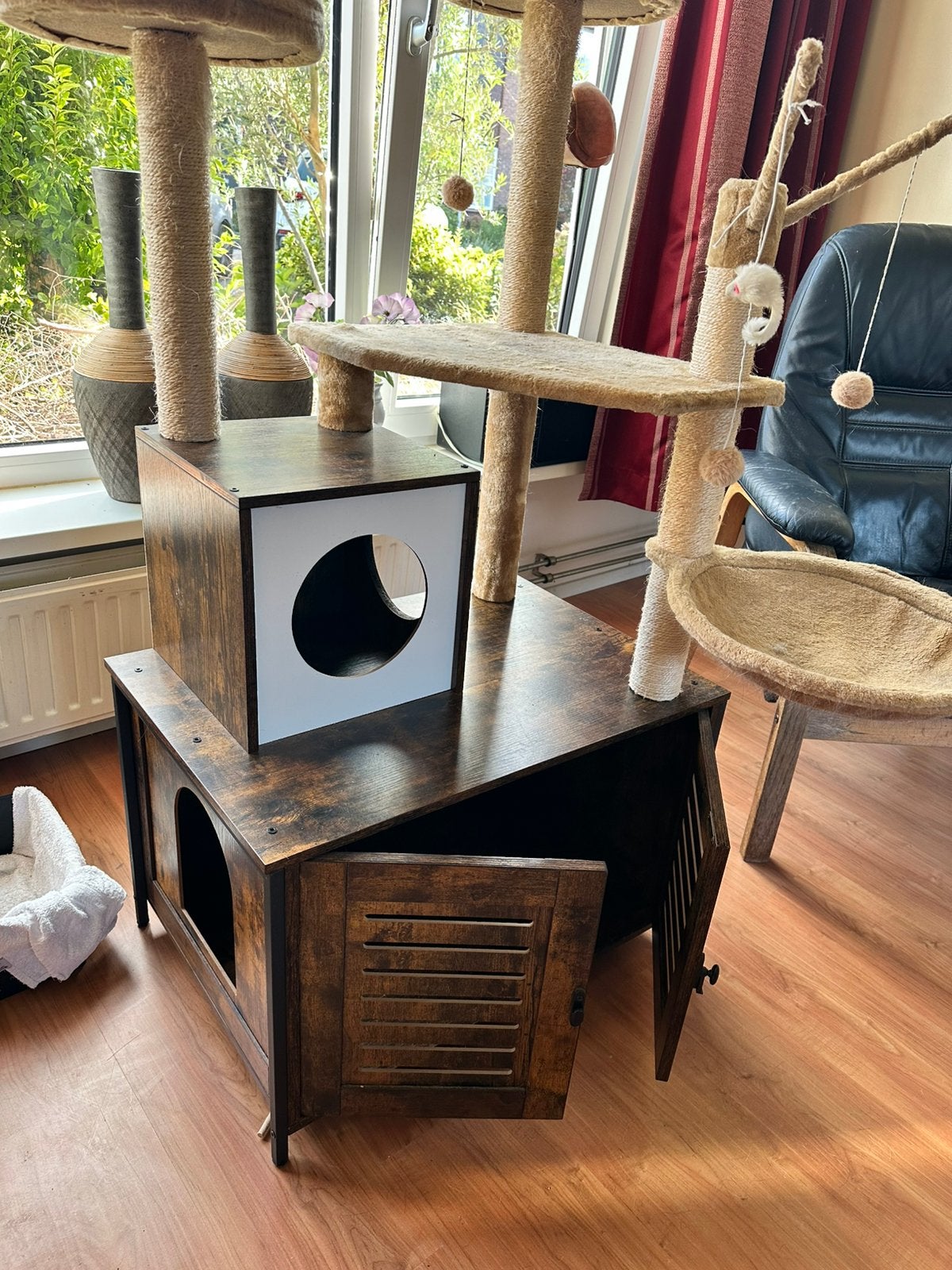 Kattenkrap huis/paal, Ophalen, Gebruikt, Overige