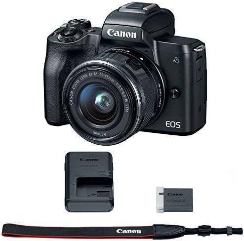 Canon EOS M50 + 15-45 kit – Nieuwstaat 1 jaar garantie, Canon, T, Ophalen of Verzenden, Zo goed als nieuw