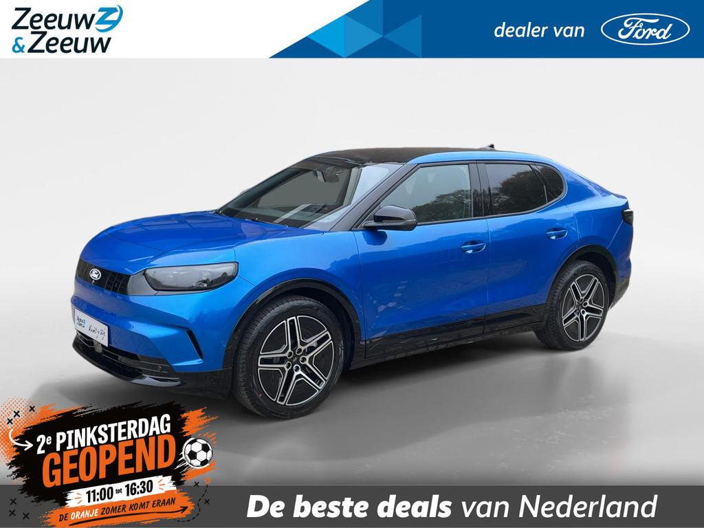 Ford Capri Premium Extended Range RWD 77 kWh | Nieuw te best, Auto's, Automaat, 12 maanden, Achterwielaandrijving, Blauw