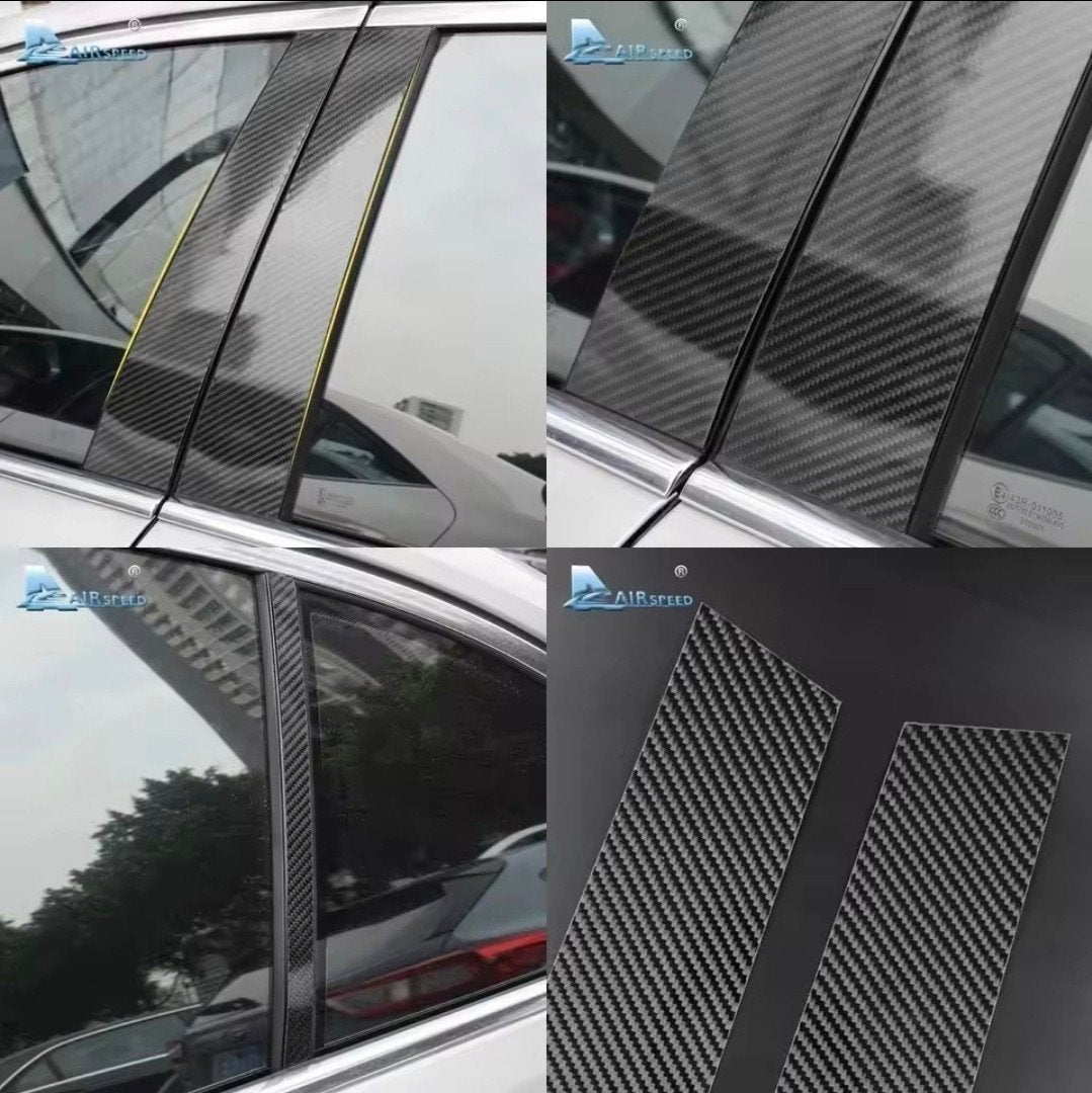 Carbon-Look B-stijl Stickers BMW 3 Serie E90/E91/E92, Ophalen of Verzenden, Nieuw