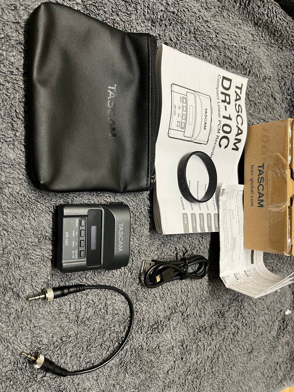 Tascam DR-10CS Micro Lineaire PCM Recorder, Ophalen of Verzenden, Zo goed als nieuw, Audio