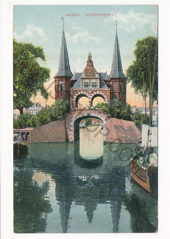 Sneek - Waterpoort [003-6169, Verzamelen, Verzenden, Voor 1920, Gelopen, Friesland