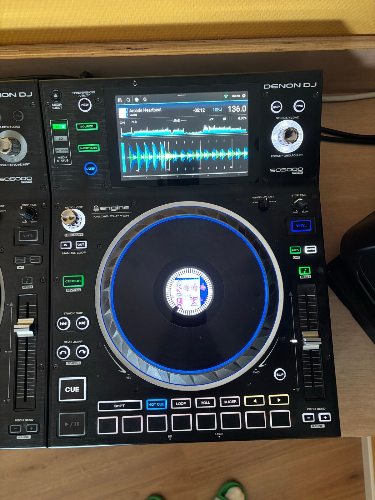 1x Denon SC5000 Prime DJ mediaspeler, Muziek en Instrumenten, Dj-sets en Draaitafels, Ophalen, Zo goed als nieuw, Dj-set, Denon