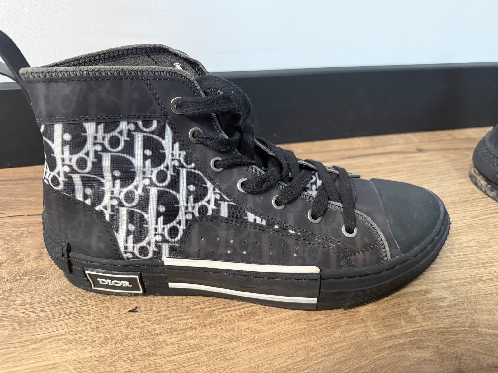 Dior B23 High-Top Sneakers Zwart/Wit, Kleding | Heren, Ophalen, Gedragen, Zwart, Sneakers of Gympen