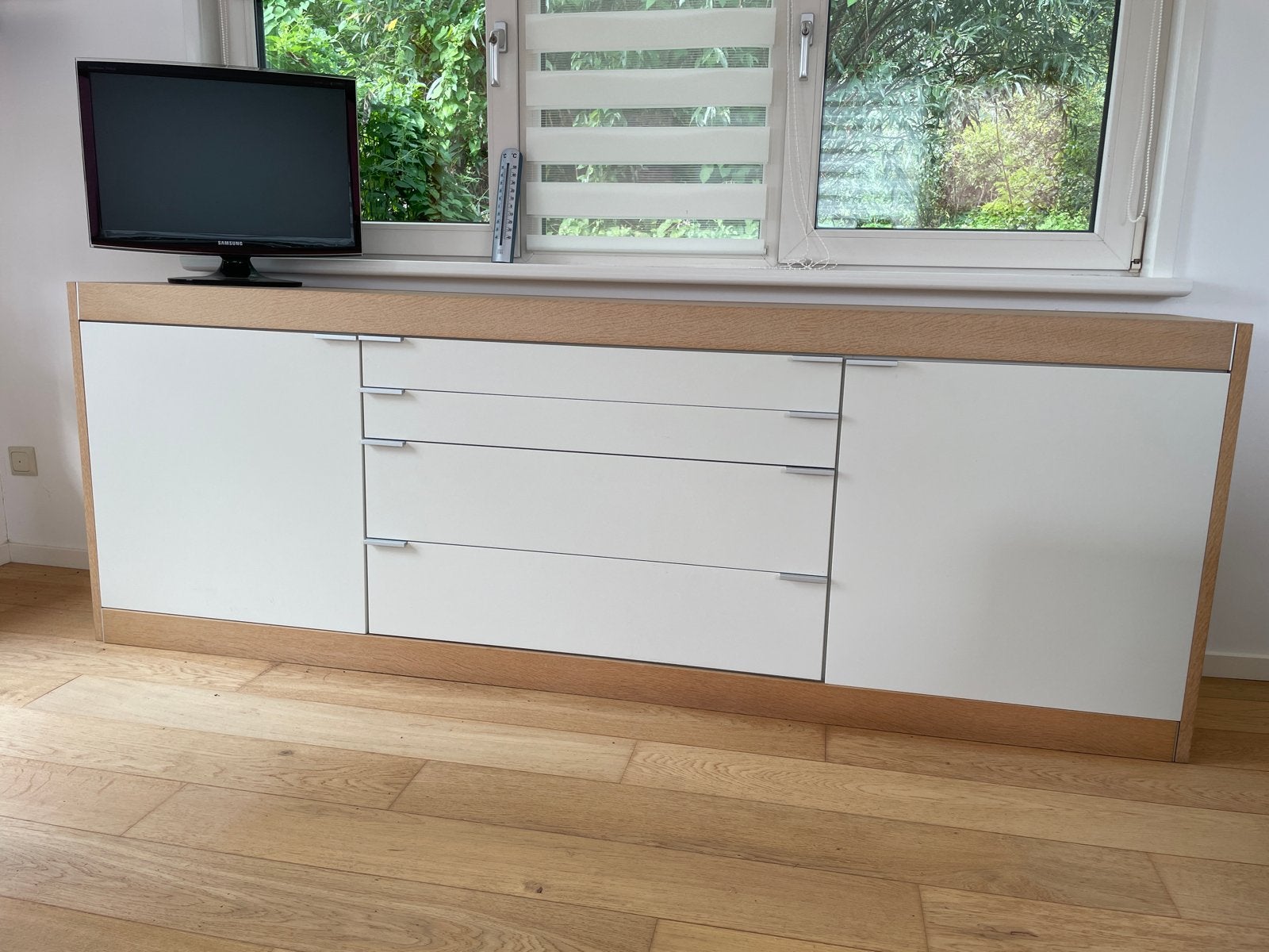 Pastoe L-serie  dressoir met lades en deuren, Ophalen, Modern en disign, Zo goed als nieuw, 200 cm of meer
