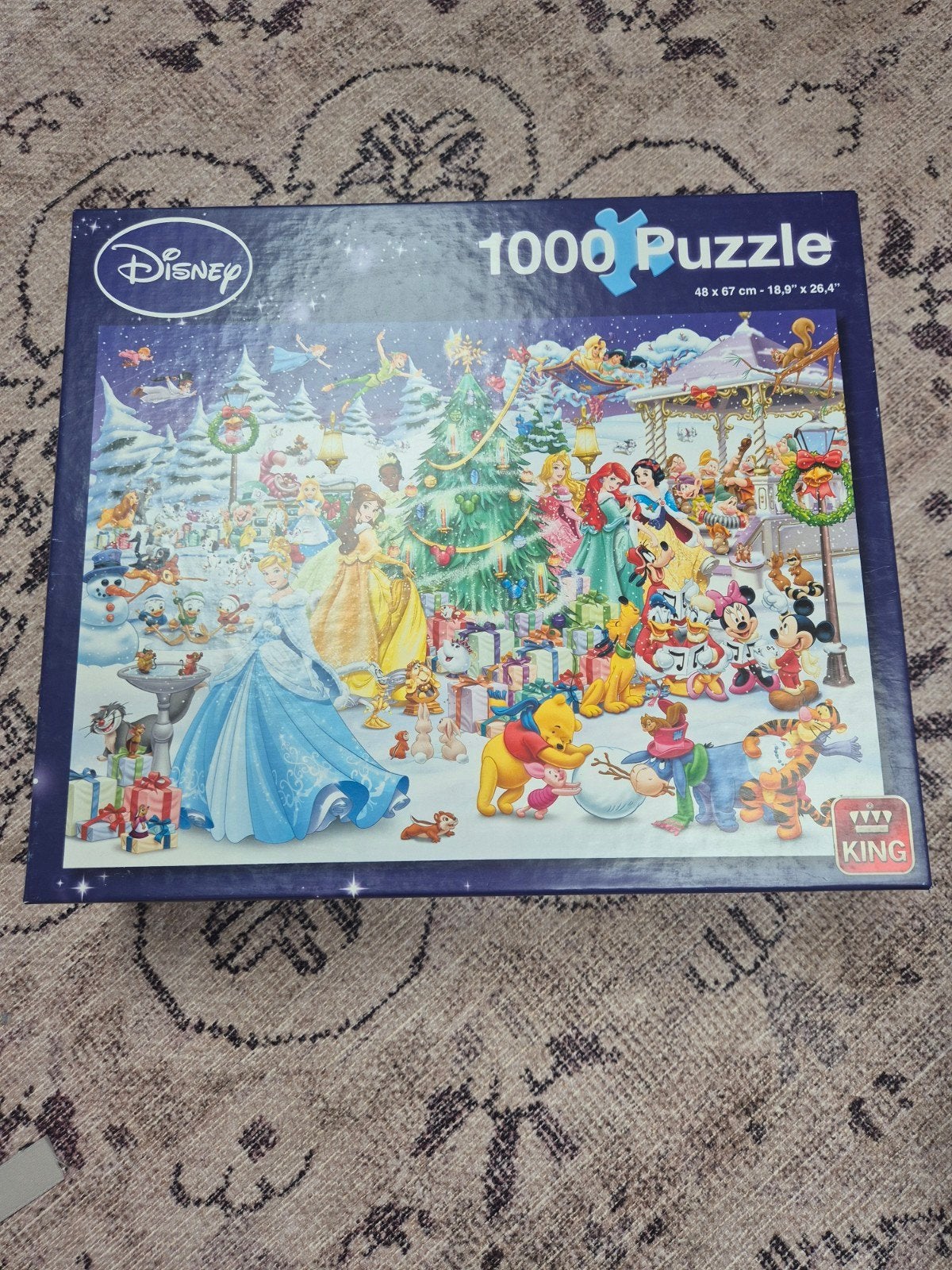 disney kerstpuzzel, Ophalen, 500 t/m 1500 stukjes, Zo goed als nieuw