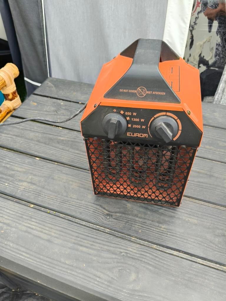 Eurom EK Delta 2000 Werkplaatskachel - Krachtige Verwarming, Gebruikt, Minder dan 30 cm, Kachel, Minder dan 60 cm