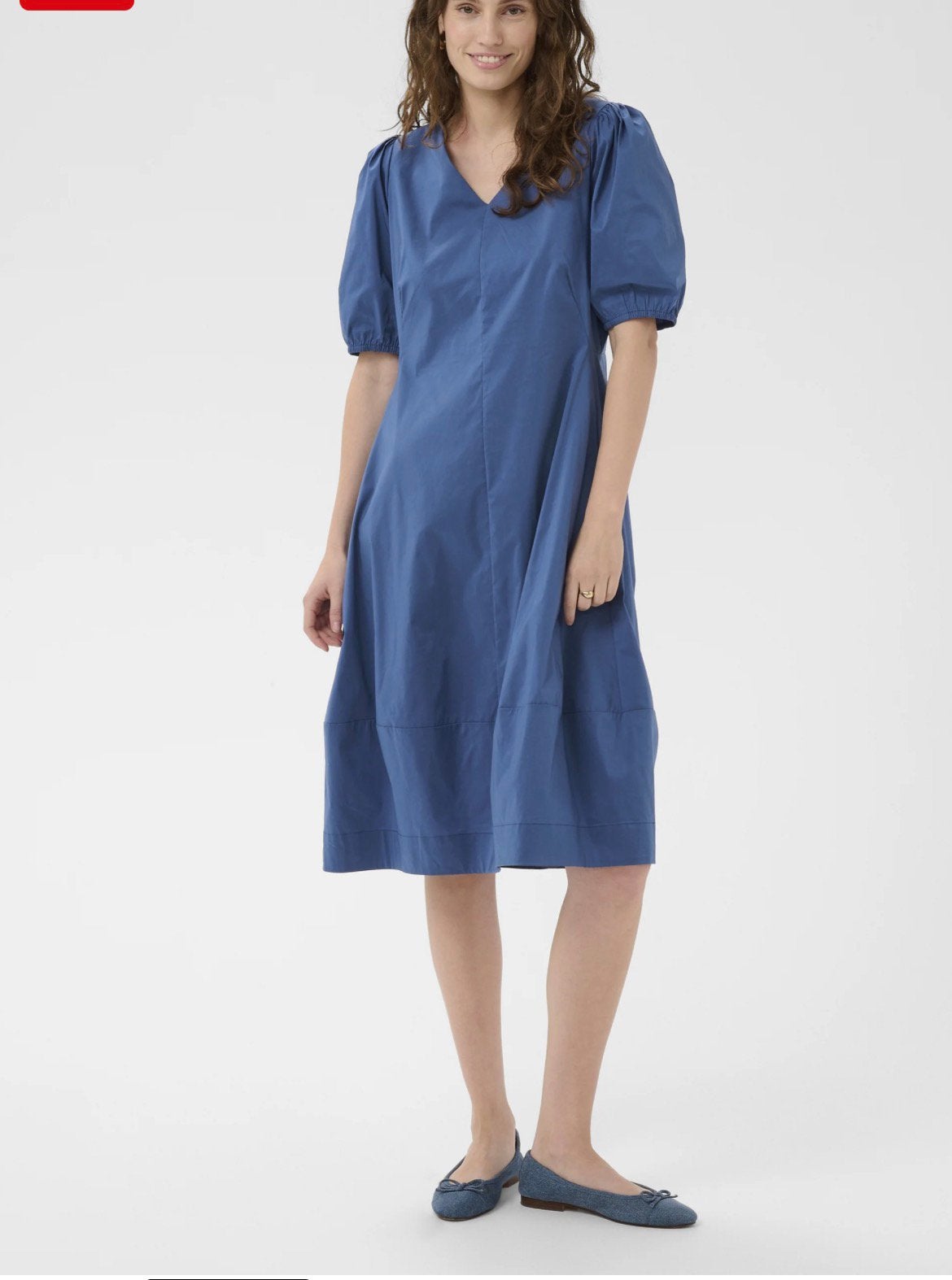 Culture zomerjurk XL, Blauw, Maat 46/48 (XL) of groter, Ophalen of Verzenden, Zo goed als nieuw