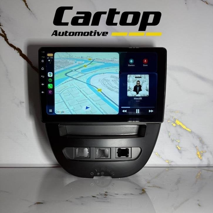 Peugeot 107 2005-2014 Autoradio • CarPlay Android Auto, Auto diversen, Autoradio's, Meridiaan 42, Zo goed als nieuw, Info@cartop-automotive.nl