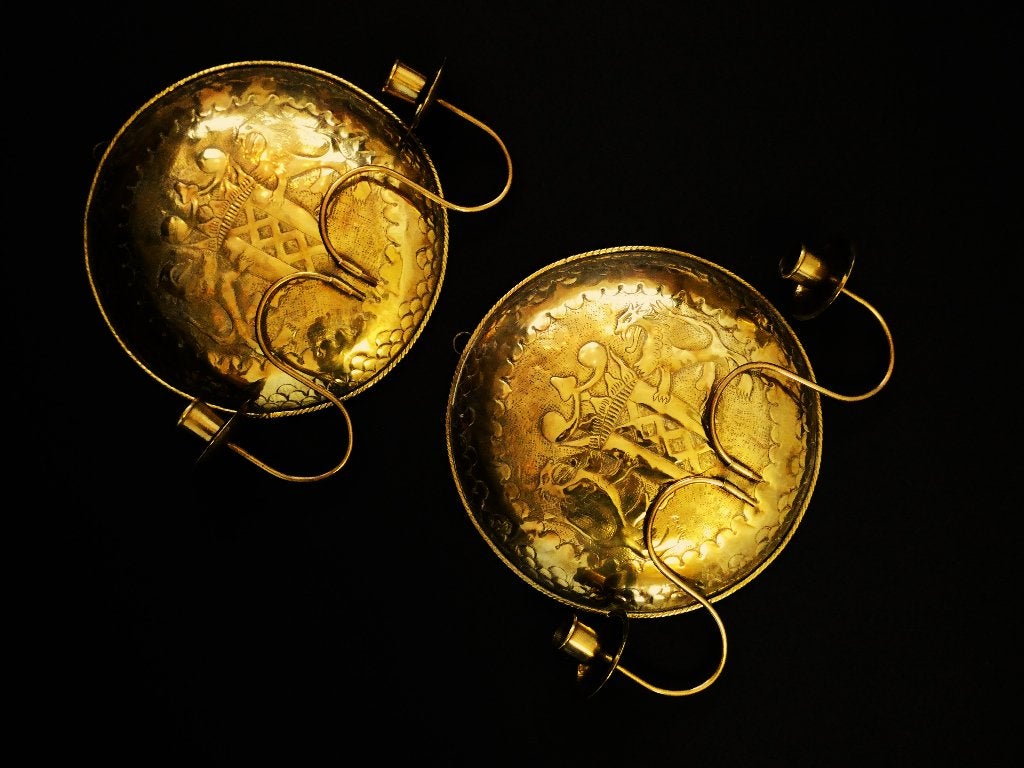 2 Antieke wandkandelaars kandelaar met Wapen van Amsterdam, Ophalen of Verzenden, Koper of Brons