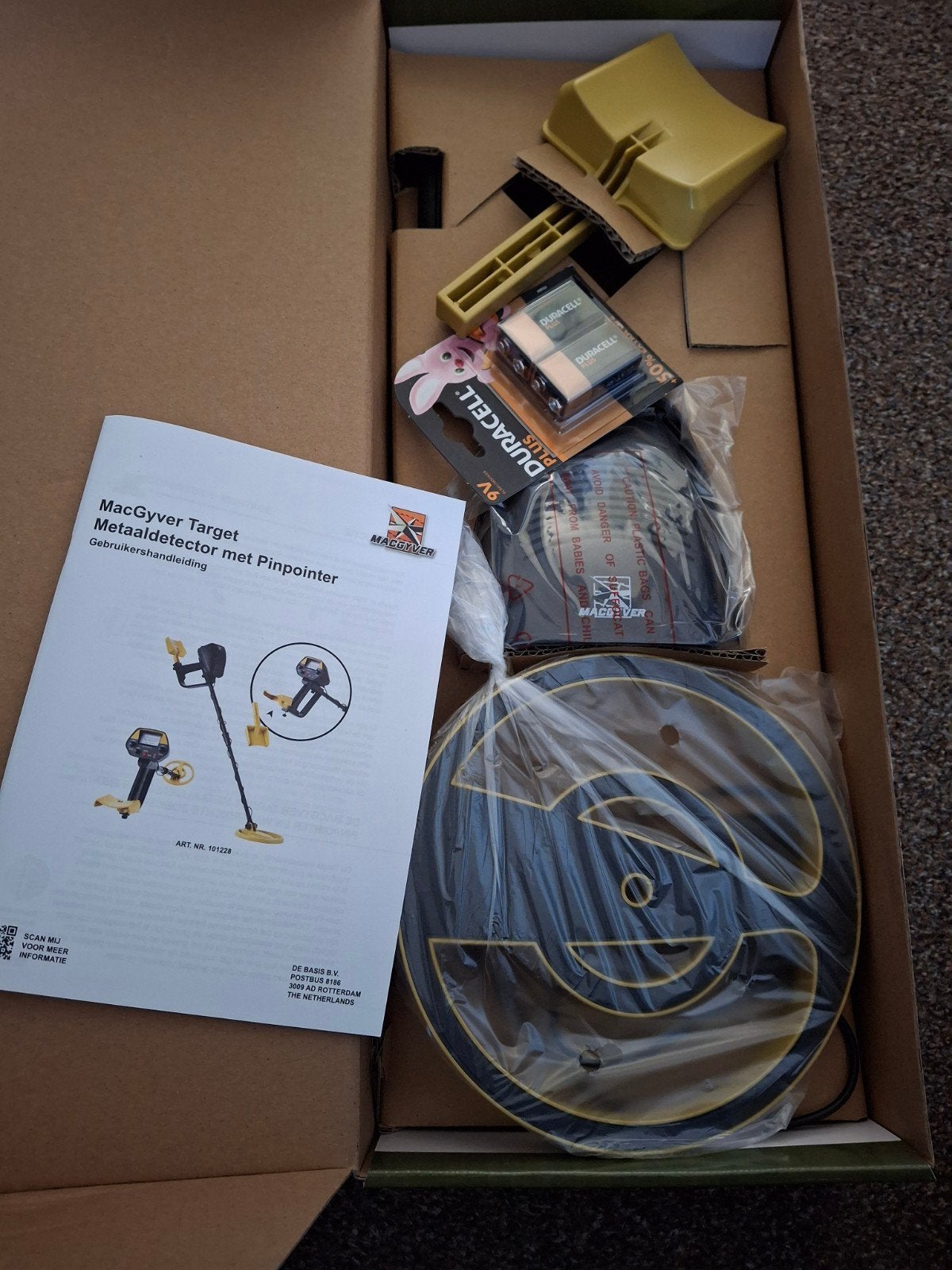 Nieuw MacGyver Target Metaaldetector met Pinpointer, Hobby en Vrije tijd, Ophalen, Nieuw, 30 cm of minder, Overige merken