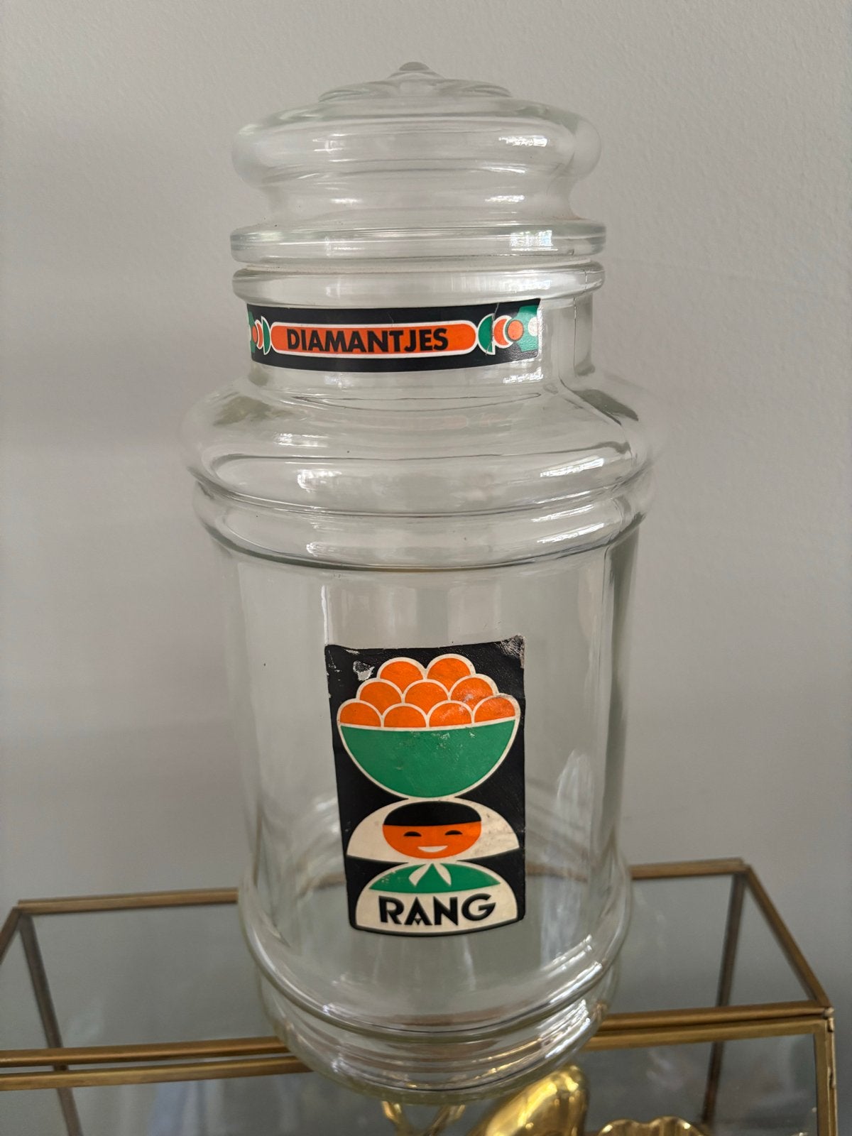 Vintage Rang snoeppot -tonnema sneek  voorraadpot, Ophalen of Verzenden