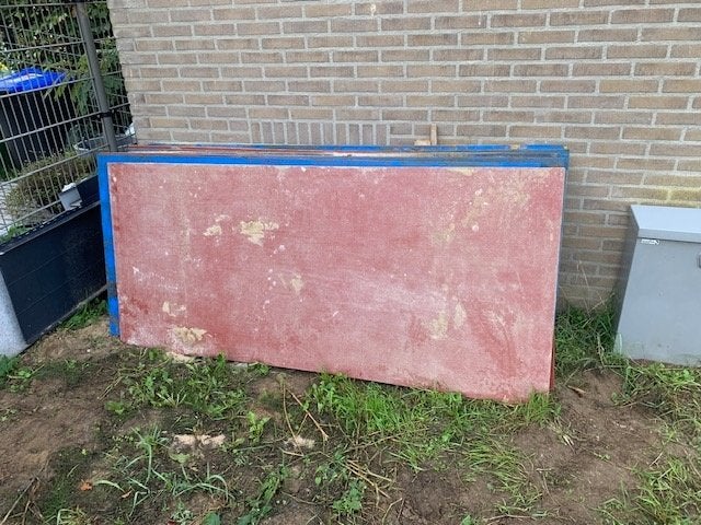 Rijplaten kunststof, Ophalen, Gebruikt, Overige materialen