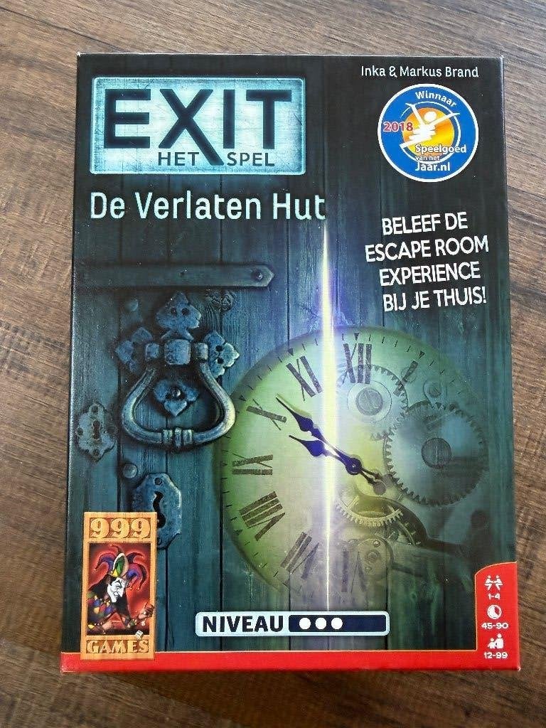 Exit game, Een of twee spelers, Ophalen, Zo goed als nieuw, 999 Games