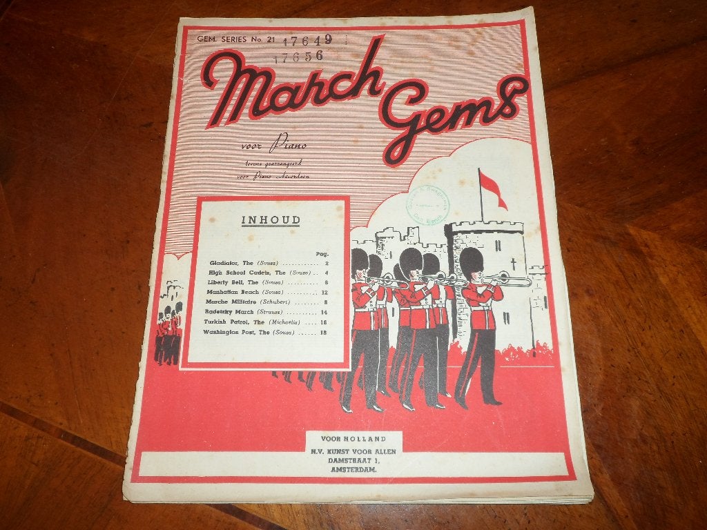 March gems, Muziek en Instrumenten, Gebruikt, Gitaar, Ophalen of Verzenden, Artiest of Componist