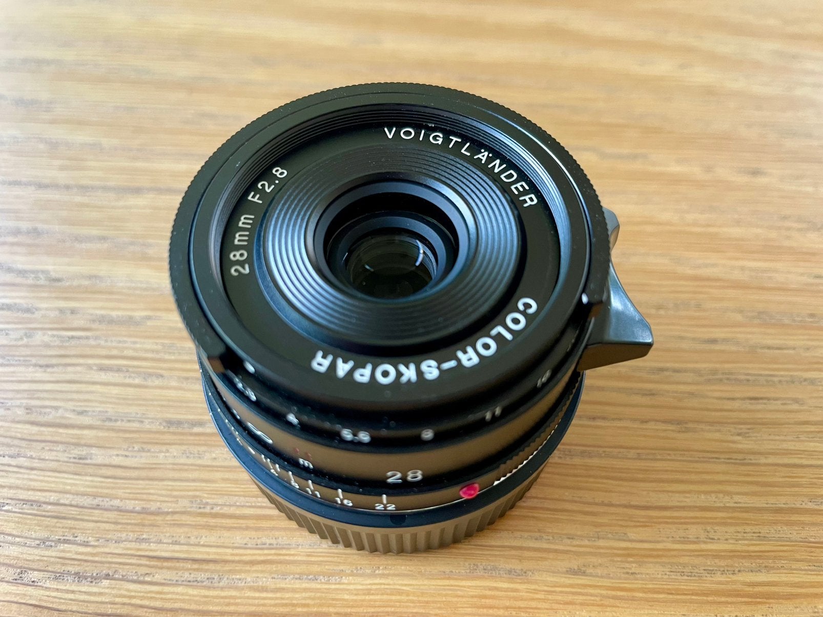 Voigtländer Color-Skopar VM 28mm, Nieuw, Voigtlander, Zonnekap, Leica M-mount