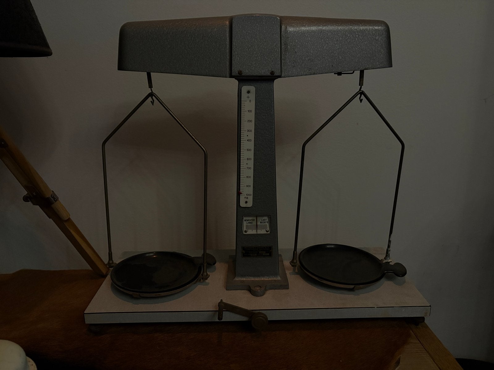 Apotheker balansweegschaal Reyers & Zoon (1954), Antiek en Kunst, Ophalen of Verzenden