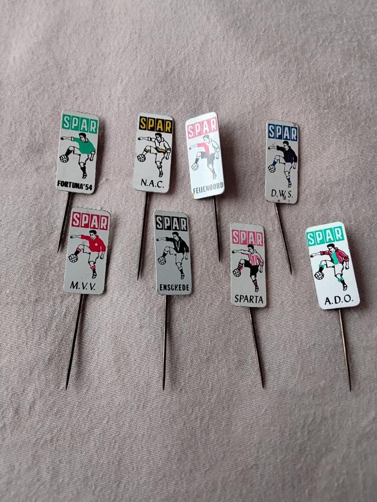 Vintage voetbalspeldjes Spar, jaren 60, Verzamelen, Ophalen of Verzenden, Zo goed als nieuw, Overige onderwerpen