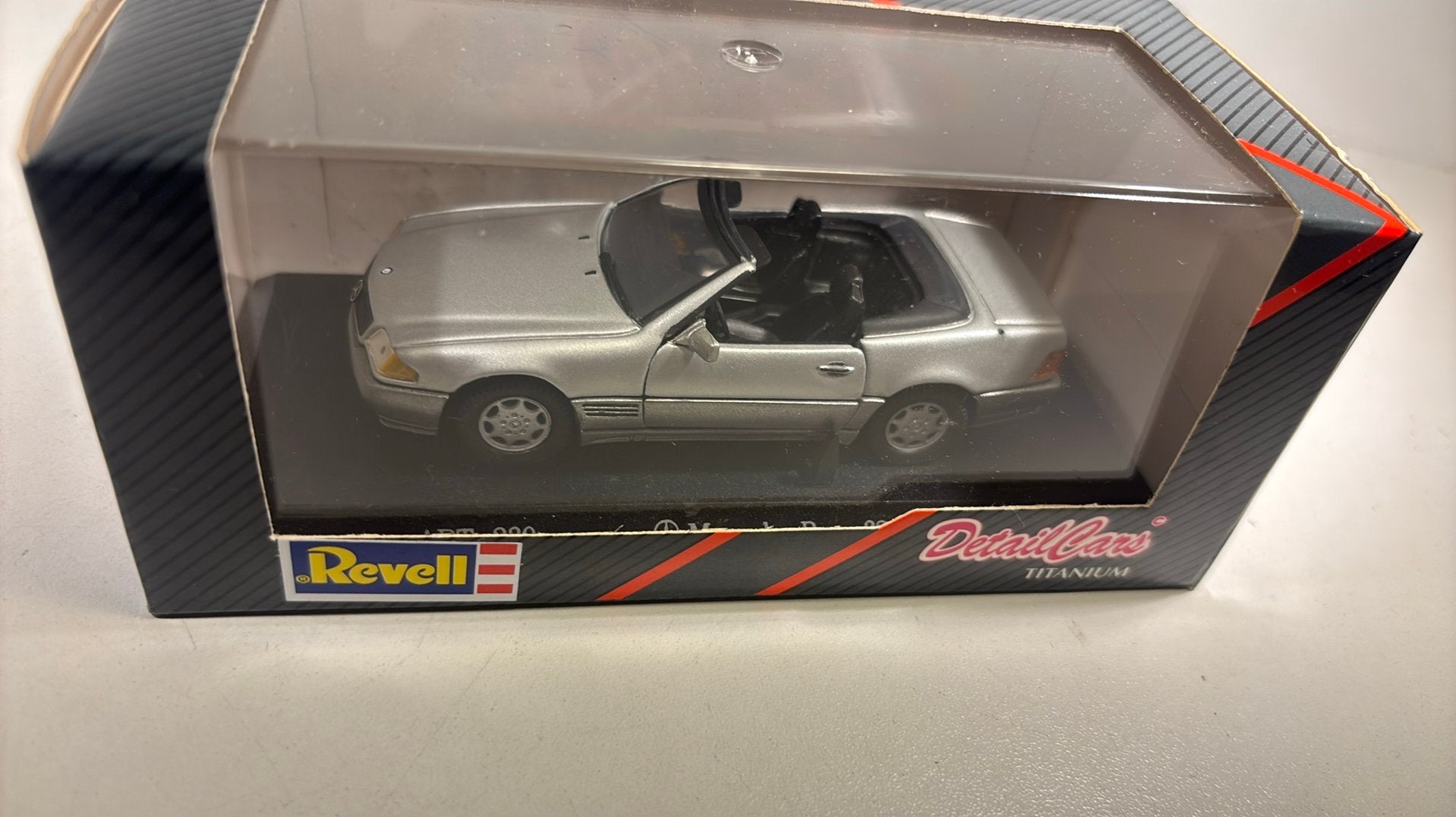 Mercedes benz 320 sl cabrio detailcars 1.43, Overige merken, Auto, Ophalen of Verzenden, A
