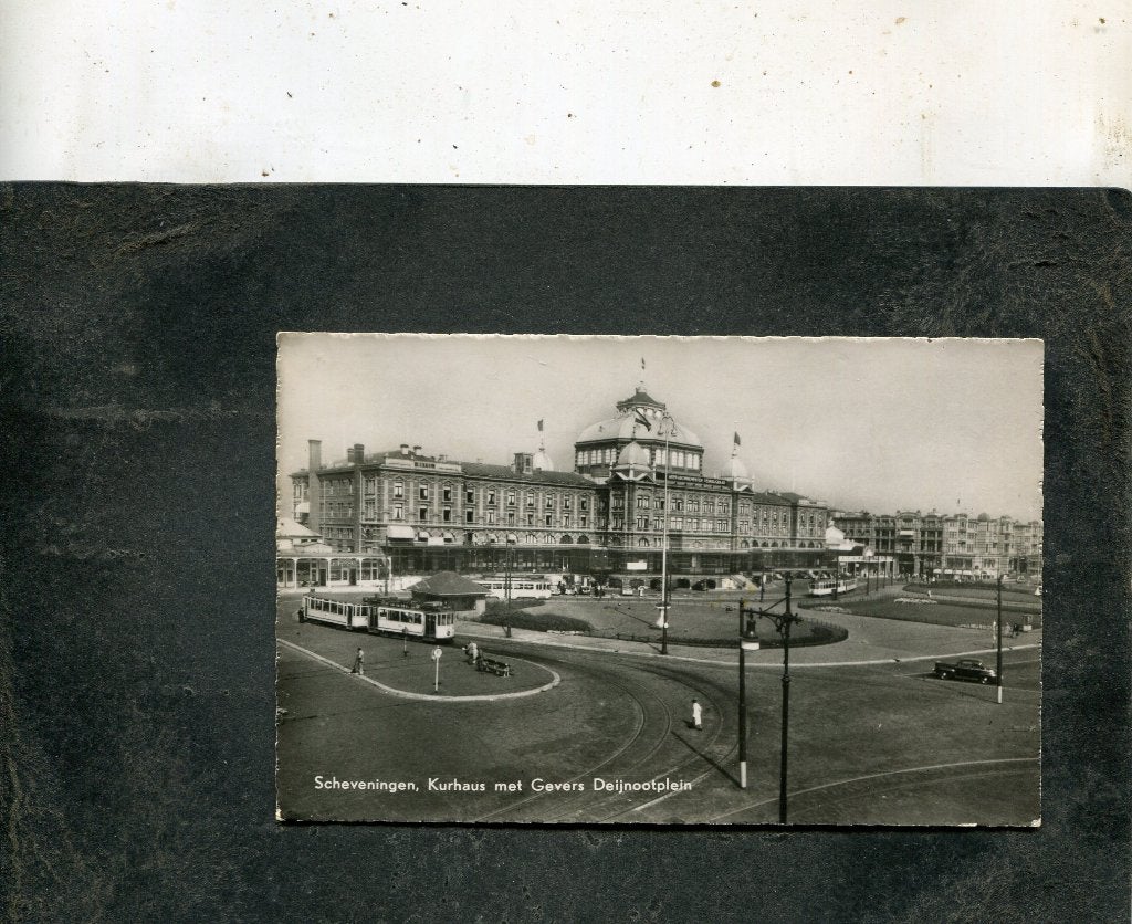Ansicht Scheveningen - Kurhaus met Gevers Deijnootplein, Verzenden, 1940 tot 1960, Gelopen, Zuid-Holland