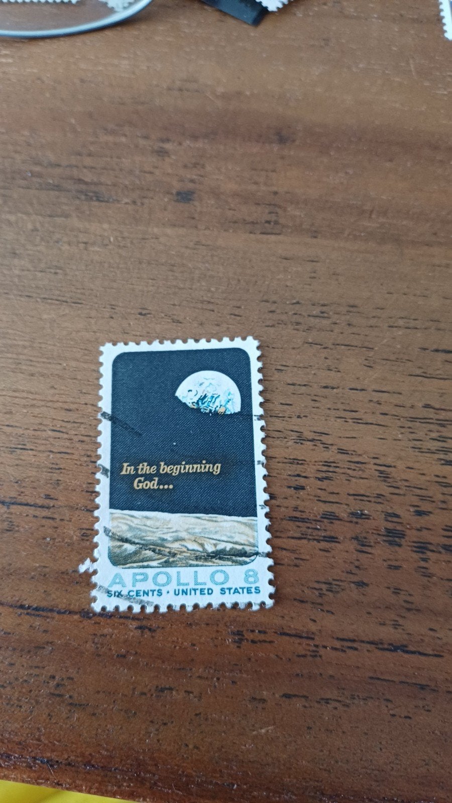 USA, 1969, Apollo 8, Postzegels en Munten, Ophalen of Verzenden, Gestempeld, Overige thema's