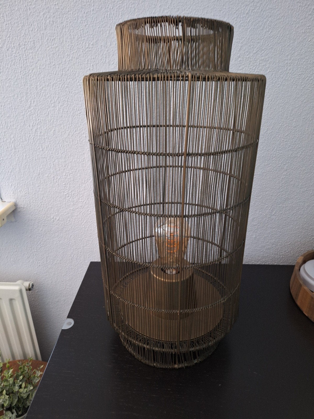 Koperkleurige Spiraallamp Loods 5 - 52cm Hoog, Ophalen, Zo goed als nieuw