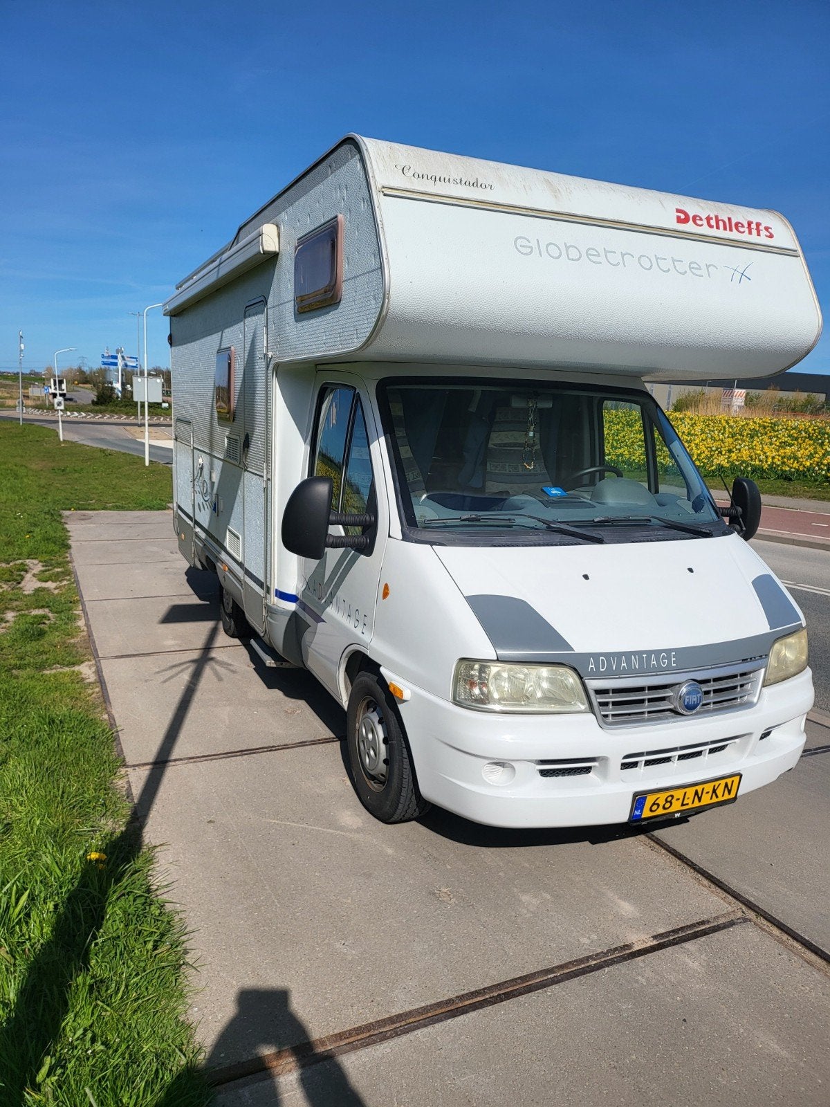Dethleffs Globetrotter X 6-persoons camper - Gekeurd, Caravans en Kamperen, Gaslek-detector, Ringverwarming, Fiat, Particulier