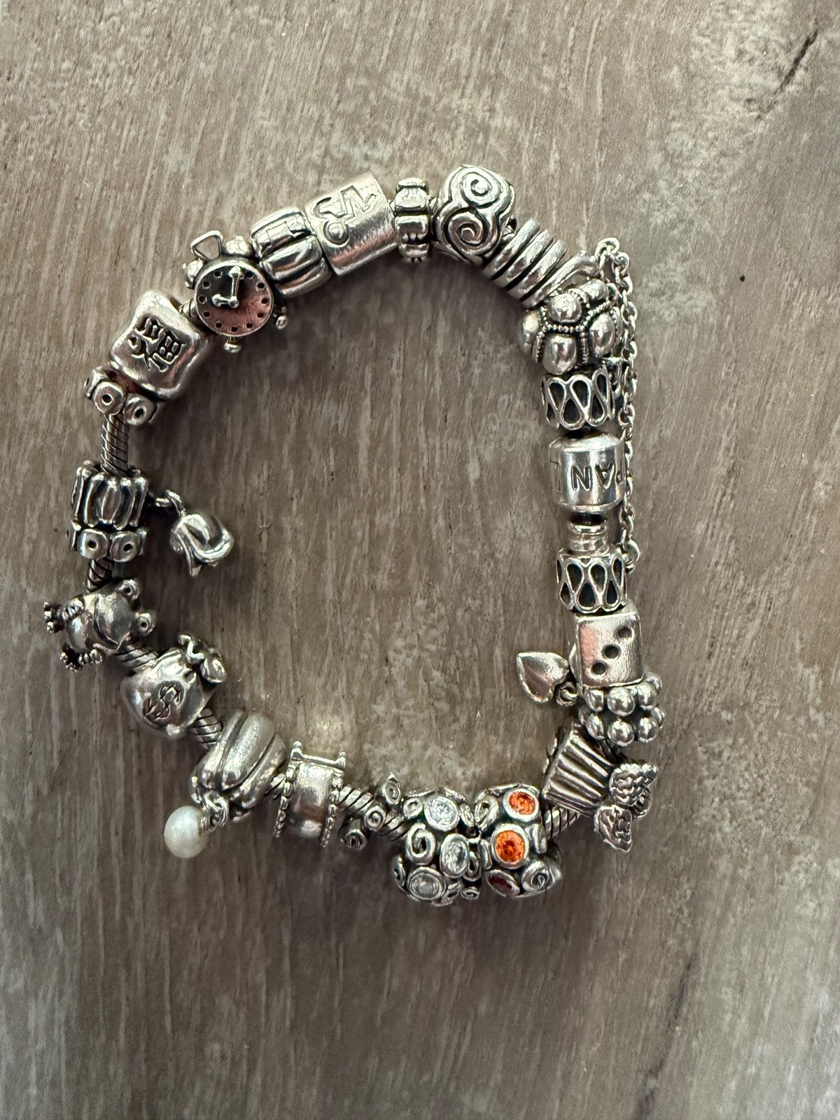 Pandora armbanden, Sieraden, Tassen en Uiterlijk, Armbanden, Ophalen of Verzenden, Zo goed als nieuw, Zilver, Zilver