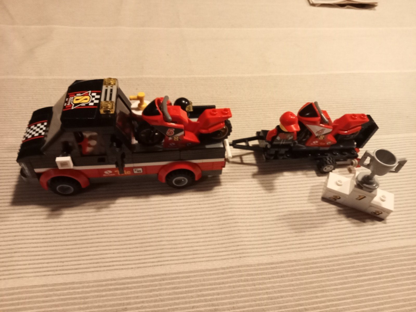 LEGO MOTORTRANSPORT 60084 1+2  INCLUSIEF BOUWTEKENING, Ophalen of Verzenden