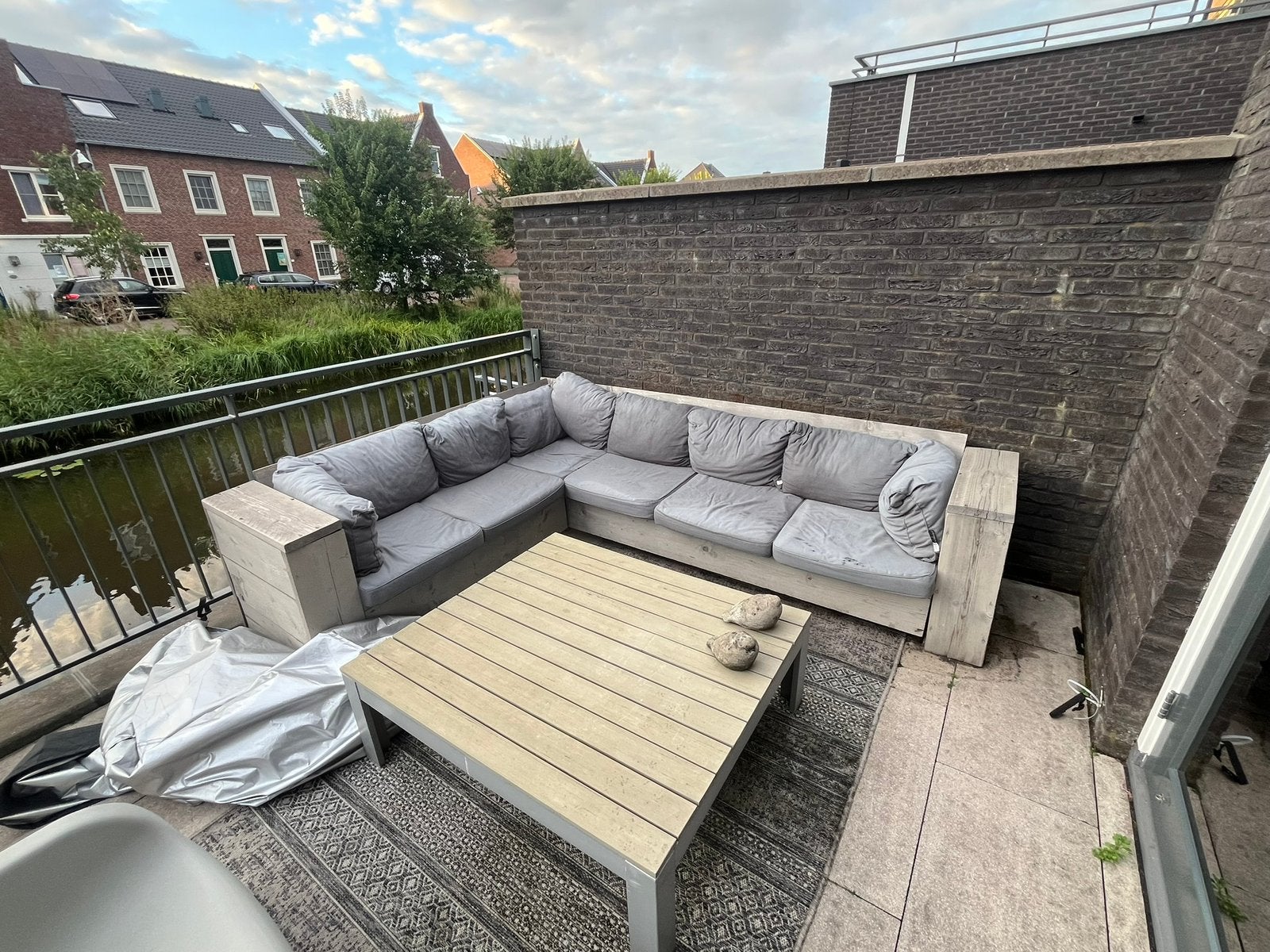 Madison kussens voor tuinbank, Ophalen, Gebruikt