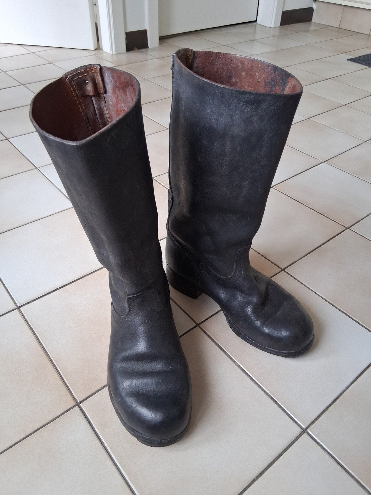 Duitse laarzen, Stiefel, Verzamelen, Militaria | Tweede Wereldoorlog, Ophalen of Verzenden, Duitsland, Kleding of Schoenen