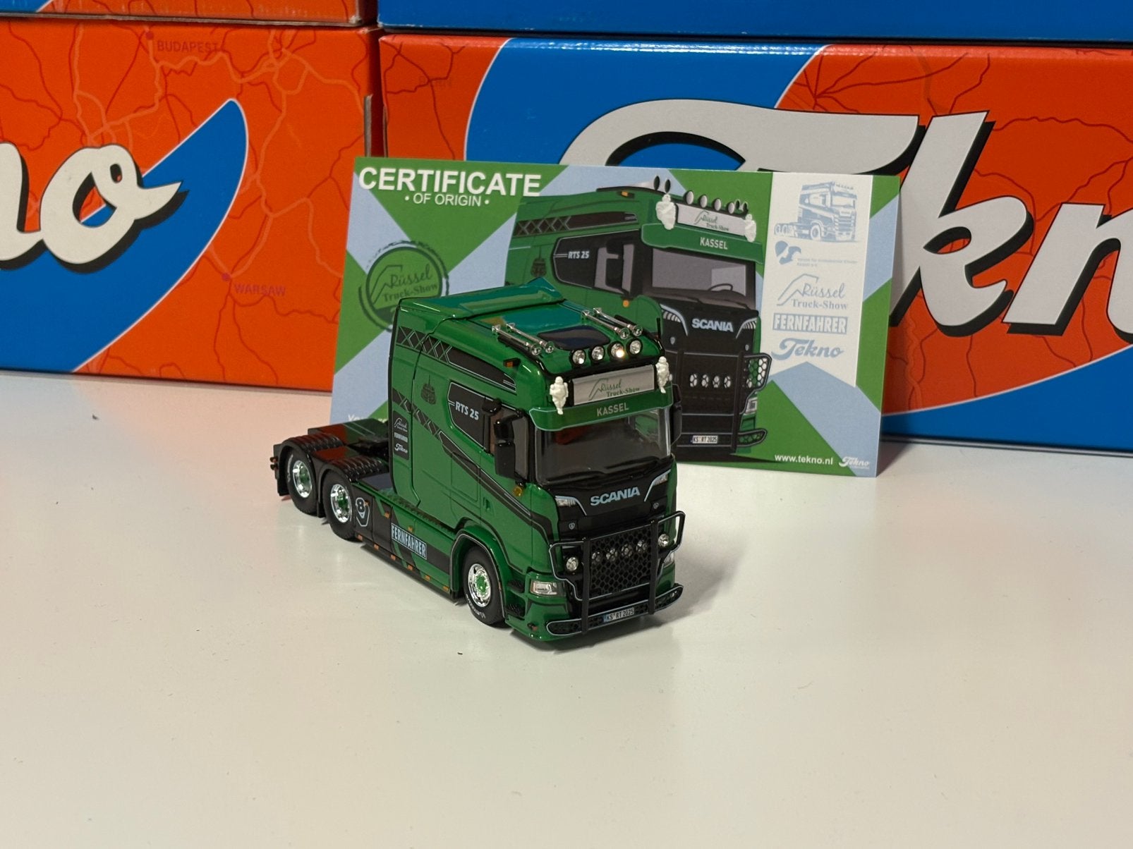Tekno Truckshow Russel longline, Ophalen of Verzenden, Zo goed als nieuw, Bus of Vrachtwagen, Tekno