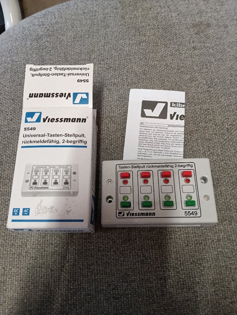 Viessmann 5549 Universale schakelkast met terugmelding, Overige merken, Gelijkstroom of Wisselstroom, Overige typen, Ophalen of Verzenden