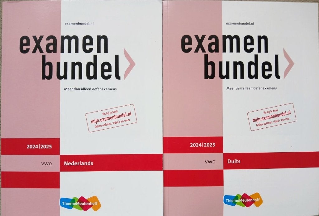 Examenbundel Nederlands of Duits VWO 2024-25 ALS NIEUW, Overige vakken, VWO, ThiemeMeulenhoff, Ophalen of Verzenden