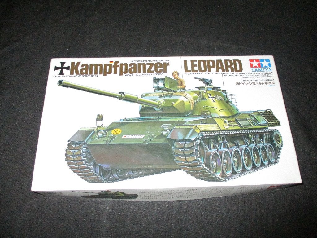 D-441,TAMIYA 1-35,NO,35064,Kampfpanzer Leopard West German, Overige merken, 1:32 tot 1:50, Overige typen, Nieuw