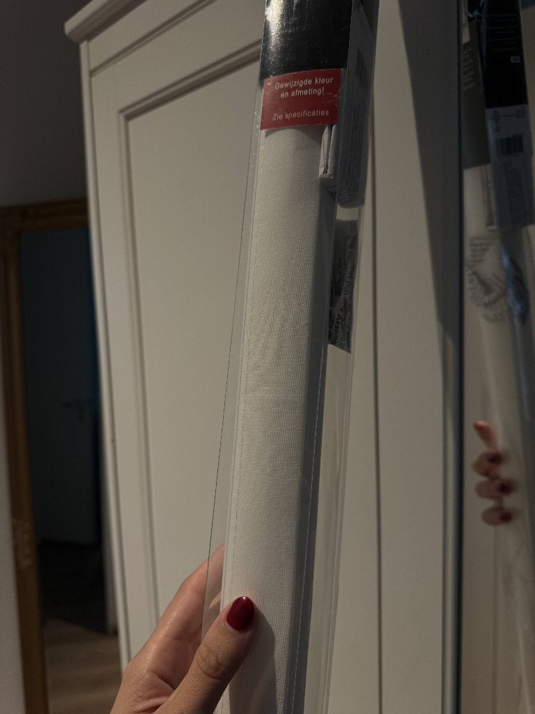 Nieuw Rolgordijn Milou wit/transparant 180 x 190 cm, Ophalen, 180 cm, Wit, Nieuw