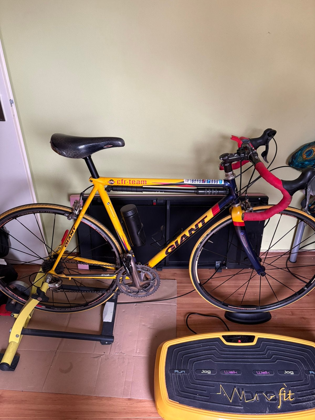 Giant CFR Team Carbon racefiets – Shimano 105 – Vintage, Ophalen, Giant, Zo goed als nieuw, Meer dan 20 versnellingen