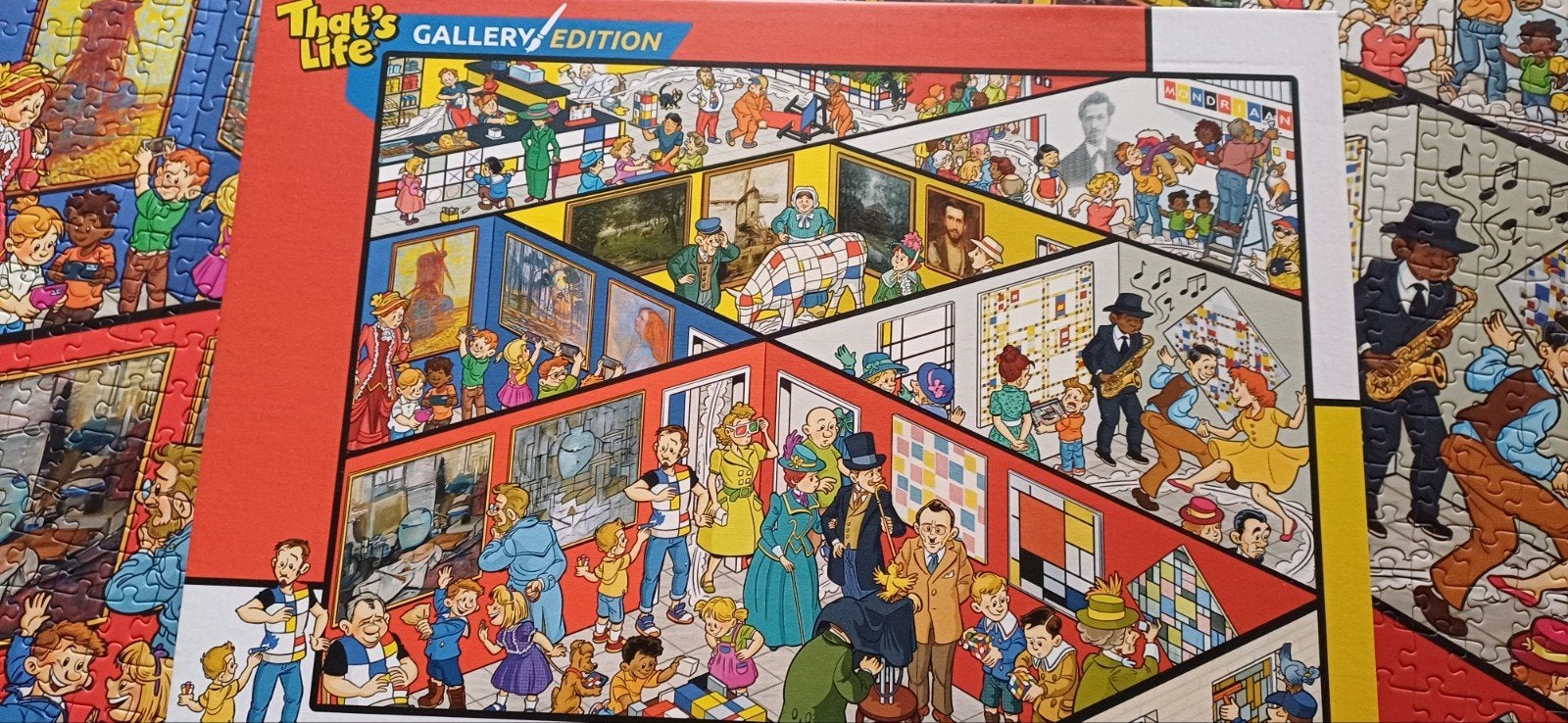 That's Life Gallery Edition Legpuzzel, Piet Mondriaan, Ophalen of Verzenden, 500 t/m 1500 stukjes, Zo goed als nieuw, Legpuzzel